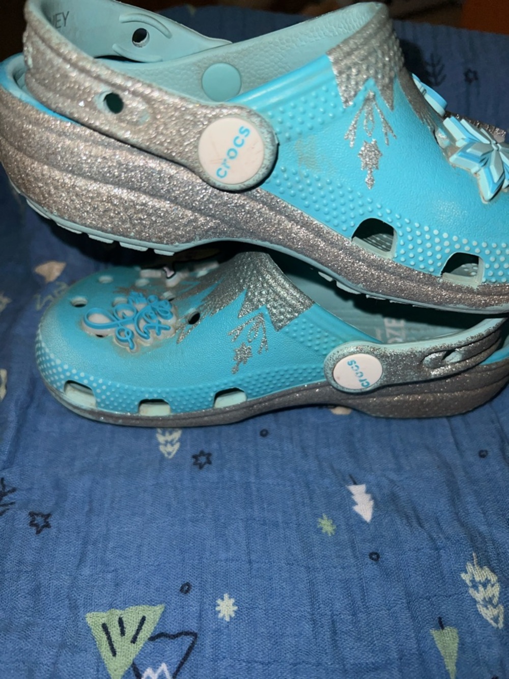 Toddler Frozen Elsa Classic Clog Size 10 - Picture 4 of 7